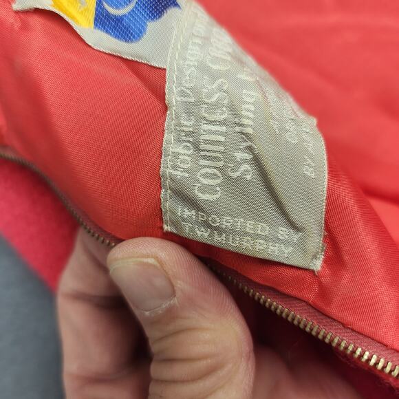 Countess Ebba Von Eckermann Vtg 60s Dress Womens Wool Pink Sweden Tagged 16 - Picture 10 of 16